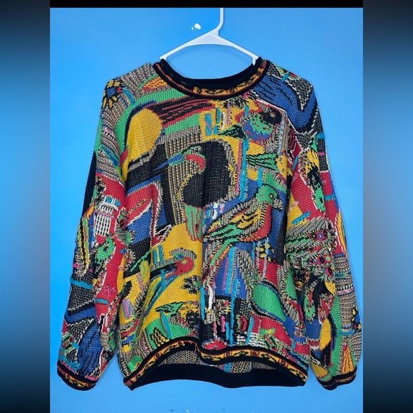 Vintage Coogi Sweater Bird Design - Picture 1 of 7